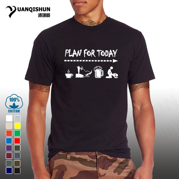 sport funny men's t-shirt plan for today tshirt coffee fishing beer love coffee t shirt summer 16 colors short sleeve tee
sport funny men's t-shirt plan for today tshirt coffee fishing beer love coffee t shirt summer 16 colors short sleeve tee