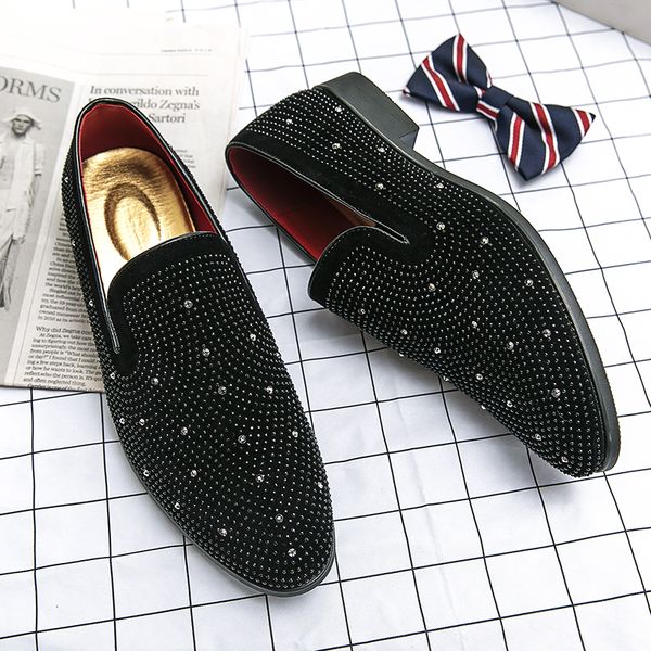 designer shoes black spikes 2021 new brand mens loafers luxury shoes denim and metal sequins casual men shoes zapat
designer shoes black spikes 2021 new brand mens loafers luxury shoes denim and metal sequins casual men shoes zapat