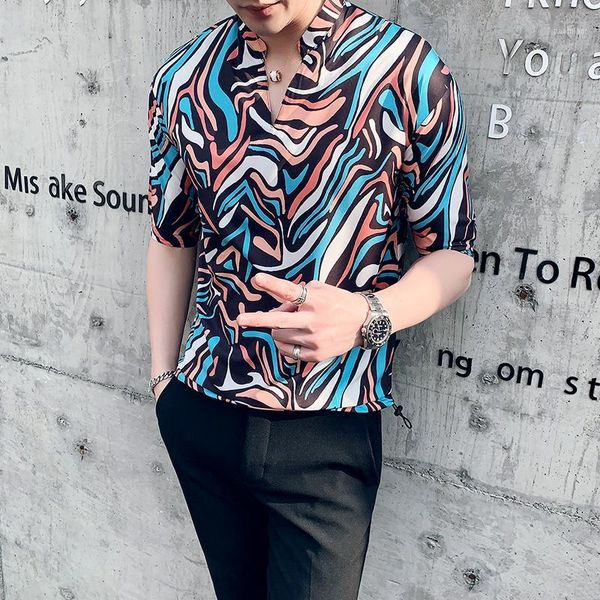 2019 summer streetwear print beach shirts for men fashion shirt men short sleeve holidays hawaiian shirt mens camisa masculina1, White;black
2019 summer streetwear print beach shirts for men fashion shirt men short sleeve holidays hawaiian shirt mens camisa masculina1, White;black