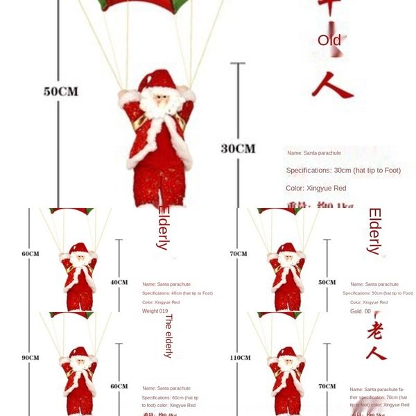 pwdbr decorations ornaments santa l pendant giftparachute gift parachute mall shopping claus scene layout christmas gifts christmas penda
pwdbr decorations ornaments santa l pendant giftparachute gift parachute mall shopping claus scene layout christmas gifts christmas penda