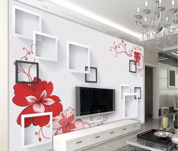 cjsir custom wallpaper murals simple frame flower branch tv background living room bedroom wallpaper home decor 3d1
cjsir custom wallpaper murals simple frame flower branch tv background living room bedroom wallpaper home decor 3d1