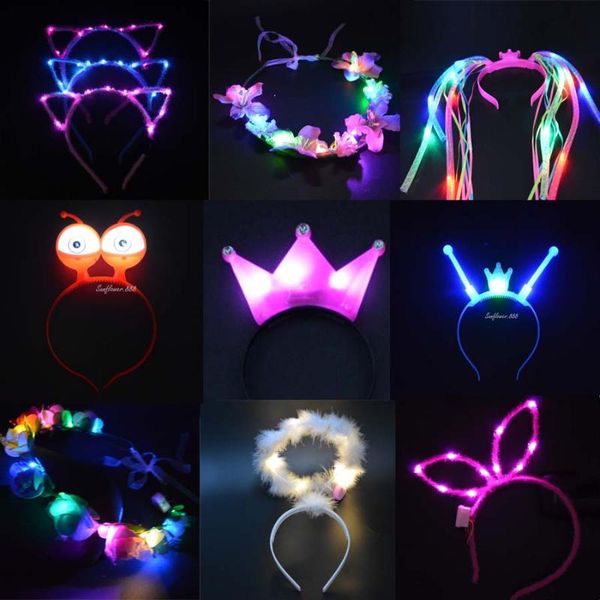 1pcs christmas blinking light led flower tiara crown ears headbands wreath neon hen party wedding birthday halloween gift
1pcs christmas blinking light led flower tiara crown ears headbands wreath neon hen party wedding birthday halloween gift