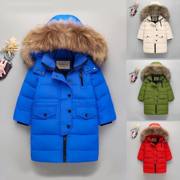 new boys thick warm down jacket for girls real raccoon fur hooded collar jacket kids duck down outerwear coat 201102, Blue;gray
new boys thick warm down jacket for girls real raccoon fur hooded collar jacket kids duck down outerwear coat 201102, Blue;gray
