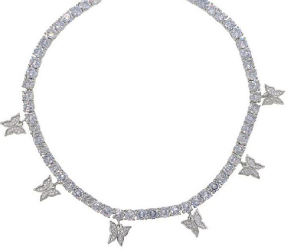 luxury women butterfly necklaces gold silver animal pendant iced out choker chains fashion bling rhinestone collar jewelry gifts for girls
luxury women butterfly necklaces gold silver animal pendant iced out choker chains fashion bling rhinestone collar jewelry gifts for girls