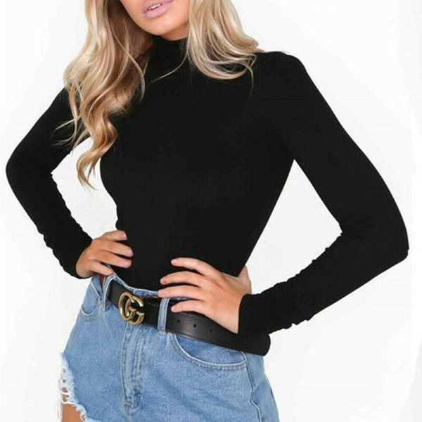 2020 new arrival solid women's long sleeve stretch bodysuit ladies casual body leotard turtle neck t-shirt women bodysuits1, Black;white
2020 new arrival solid women's long sleeve stretch bodysuit ladies casual body leotard turtle neck t-shirt women bodysuits1, Black;white