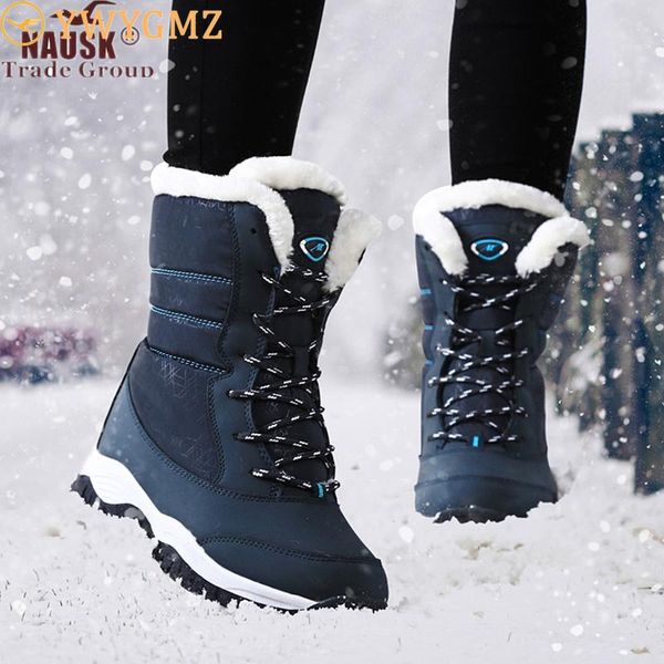 women boots waterproof winter shoes women snow boots platform keep warm ankle winter with thick fur heels botas mujer 2020, Black
women boots waterproof winter shoes women snow boots platform keep warm ankle winter with thick fur heels botas mujer 2020, Black