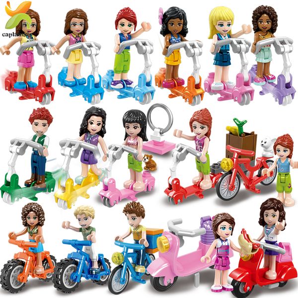 princess girls friends doll cycling scooter team figures series building blocks girl toys for children gift 1008
princess girls friends doll cycling scooter team figures series building blocks girl toys for children gift 1008