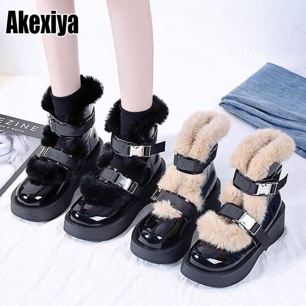 winter autumn warm plush boots chunky sneakers ankle boots women shoes woman buckle thick sole platform zapatos mujer p602, Black
winter autumn warm plush boots chunky sneakers ankle boots women shoes woman buckle thick sole platform zapatos mujer p602, Black