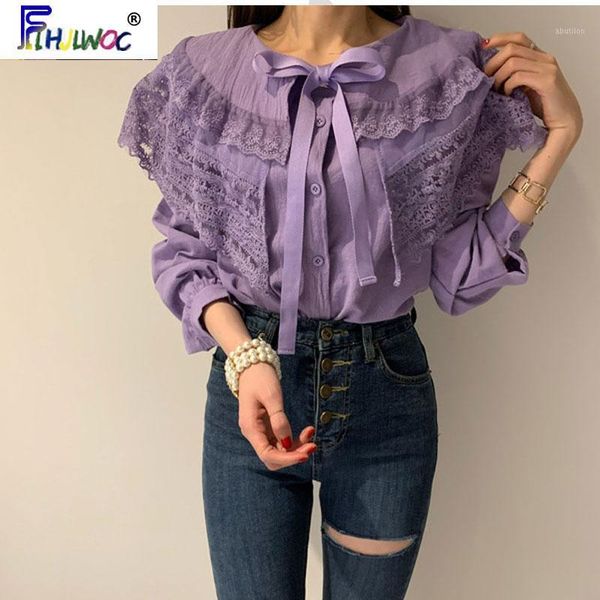 women's blouses & shirts 2021 spring arrivals design women long sleeve cute sweet bow tie ruffled white blouse korea style 16091
women's blouses & shirts 2021 spring arrivals design women long sleeve cute sweet bow tie ruffled white blouse korea style 16091