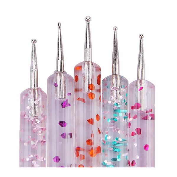 5pcs/set nail art dotting pen tool for nails designs dual-ended drawing painting rhinestones manicu jlltio, Silver
5pcs/set nail art dotting pen tool for nails designs dual-ended drawing painting rhinestones manicu jlltio, Silver