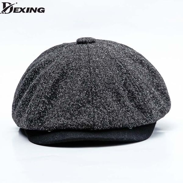new winter men wool berets casual wide berets hat tweed gatsby british vintage peaky blinders hat 60cm, Blue;gray
new winter men wool berets casual wide berets hat tweed gatsby british vintage peaky blinders hat 60cm, Blue;gray