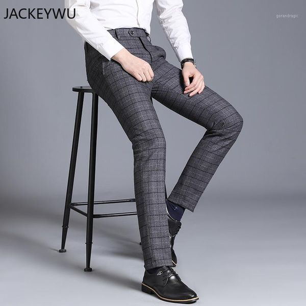 brand suit pants men 2019 fashion business casual straight slim fit long trouser england classic grid office formal pant wedding1, White;black
brand suit pants men 2019 fashion business casual straight slim fit long trouser england classic grid office formal pant wedding1, White;black