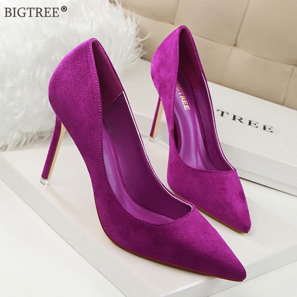bigtree basic high heels 2020 new shoes women pointed toe slip on flock pumps female fashion wedding party shoe purple red t200525, Black
bigtree basic high heels 2020 new shoes women pointed toe slip on flock pumps female fashion wedding party shoe purple red t200525, Black