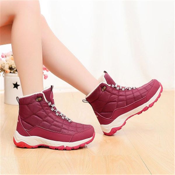 fashion women snow boots ladies side zipper thick bottom winter boot women boot wear-resistant non-slip warm fur platform shoes, Black
fashion women snow boots ladies side zipper thick bottom winter boot women boot wear-resistant non-slip warm fur platform shoes, Black