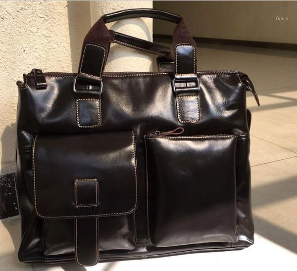 briefcases 100% natural first layer cow leather men handbags14" lapbag genuine briefcase1
briefcases 100% natural first layer cow leather men handbags14" lapbag genuine briefcase1