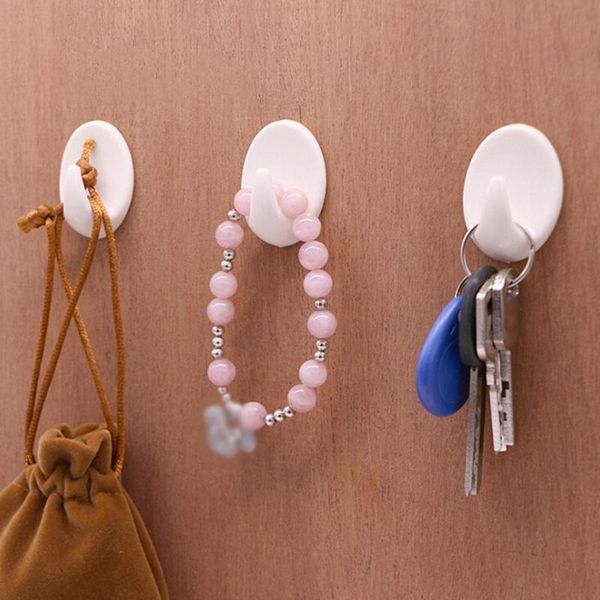 6pcs/set wall mounted white plastic hook strong adhesive hook kitchen bathroom door sticky hanger strong sticky rack
6pcs/set wall mounted white plastic hook strong adhesive hook kitchen bathroom door sticky hanger strong sticky rack