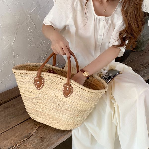 casual wicker woven large capacity totes rattan women handbags designer summer beach straw bags lady bali big basket buckets bag c0121
casual wicker woven large capacity totes rattan women handbags designer summer beach straw bags lady bali big basket buckets bag c0121