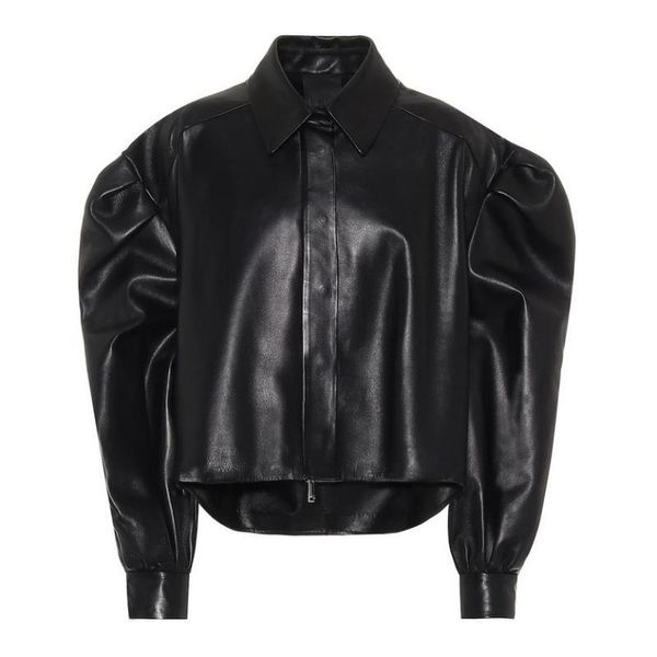 new luxury genuine leather jacket autumn spring women fashion loose style real sheepskin leather jackets, Black
new luxury genuine leather jacket autumn spring women fashion loose style real sheepskin leather jackets, Black