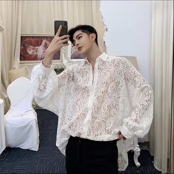 2020 and summer spring designer slash flower lace male fashion shirt hairstylist nightclub clothes h0dt, White;black
2020 and summer spring designer slash flower lace male fashion shirt hairstylist nightclub clothes h0dt, White;black