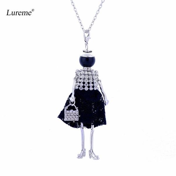 pendant necklaces lureme women doll cute long & dress baby girls maxi necklace handmade statement jewelry, Silver
pendant necklaces lureme women doll cute long & dress baby girls maxi necklace handmade statement jewelry, Silver
