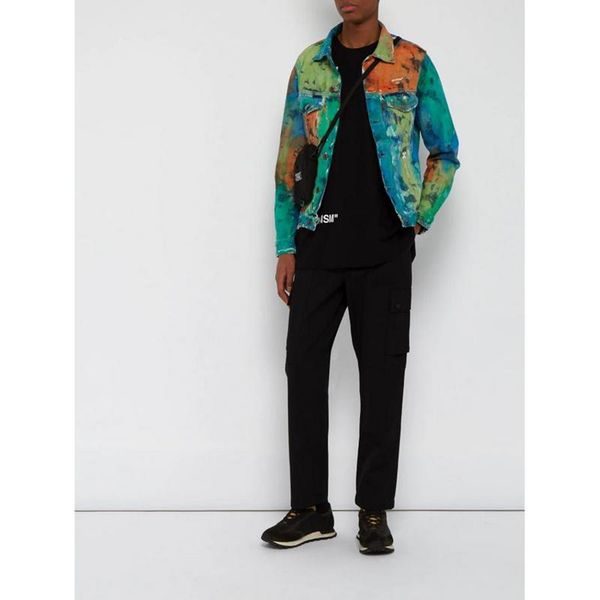 men designers denim clothes 2020 destroy the old hand-painted graffiti ink denim jacket premium quality trendy men's jacket a11, Black;brown
men designers denim clothes 2020 destroy the old hand-painted graffiti ink denim jacket premium quality trendy men's jacket a11, Black;brown