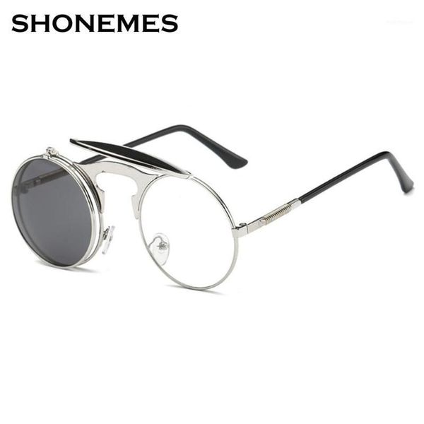 sunglasses fashion steampunk men women flip up sun glasses vintage clamshell design shades male female eyewear1, White;black
sunglasses fashion steampunk men women flip up sun glasses vintage clamshell design shades male female eyewear1, White;black