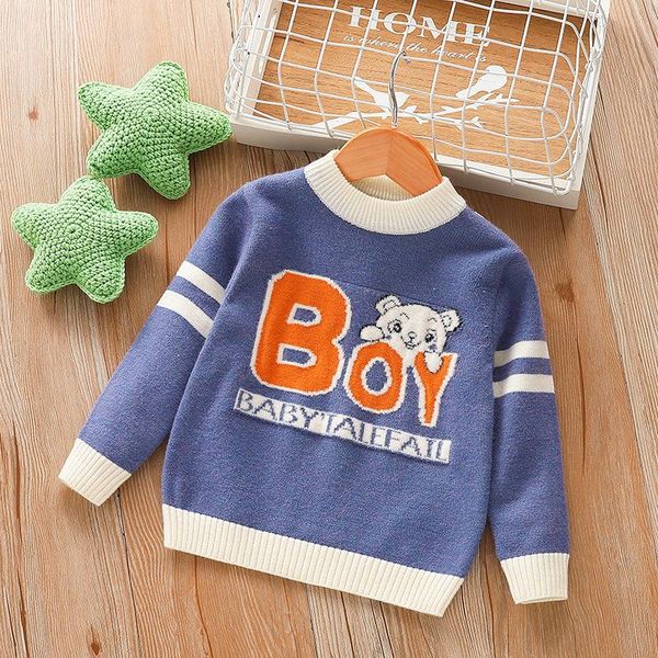 boys sweater 2020 autumn winter children's clothing knitted pullover sweater children's round neck casual children's sweater, Blue
boys sweater 2020 autumn winter children's clothing knitted pullover sweater children's round neck casual children's sweater, Blue