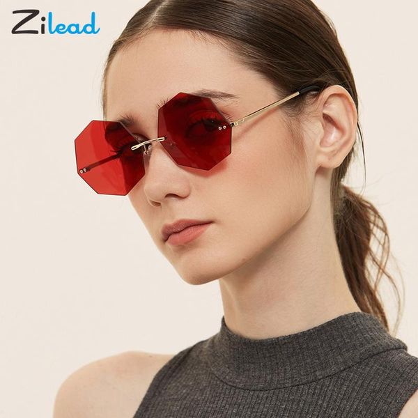 zilead irregular polygonal rimless glasses retro metal frame sunglasses comfortable fashion uv400 black blue glasses for unisex, White;black
zilead irregular polygonal rimless glasses retro metal frame sunglasses comfortable fashion uv400 black blue glasses for unisex, White;black