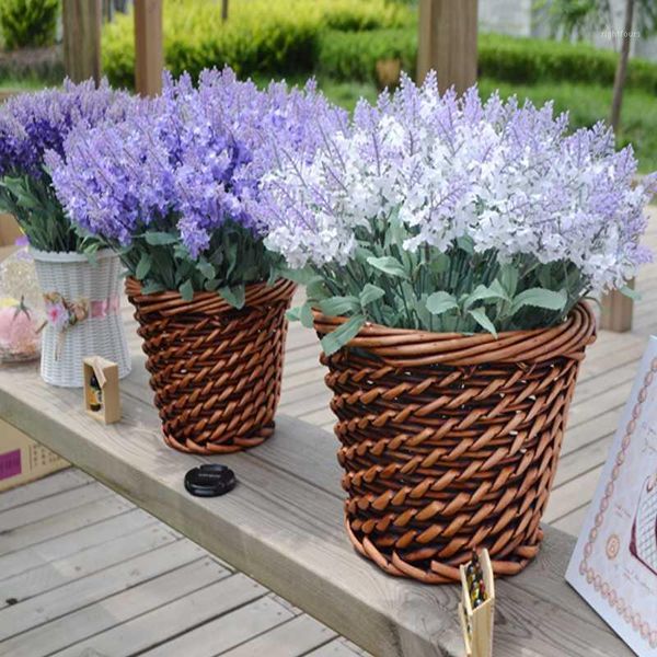 5pcs 10 heads/bouquet romantic provence artificial flower purple lavender bouquet with green leaves for home party decorations1
5pcs 10 heads/bouquet romantic provence artificial flower purple lavender bouquet with green leaves for home party decorations1
