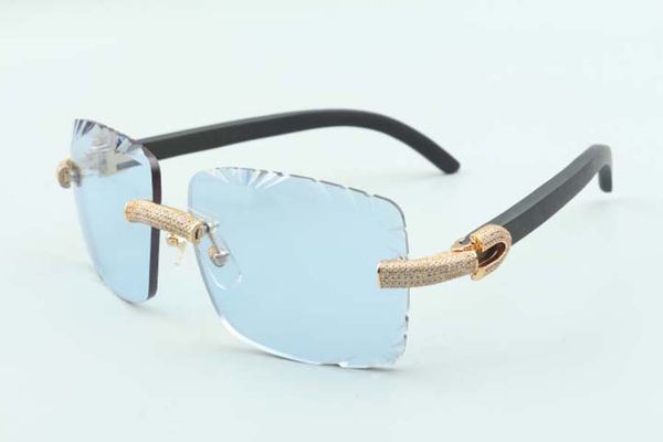 2021 style black wood temples sunglasses 3524020, cutting lens micro-paved diamonds glasses, size: 58-18-135 mm, White;black
2021 style black wood temples sunglasses 3524020, cutting lens micro-paved diamonds glasses, size: 58-18-135 mm, White;black