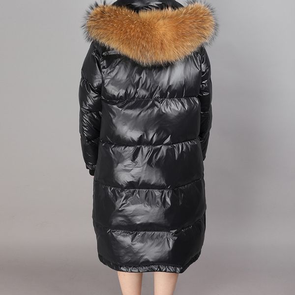 new fashion female 2021 natural jacket fox fur collar white duck down thick warm coat winter park parker 62ou, Black
new fashion female 2021 natural jacket fox fur collar white duck down thick warm coat winter park parker 62ou, Black