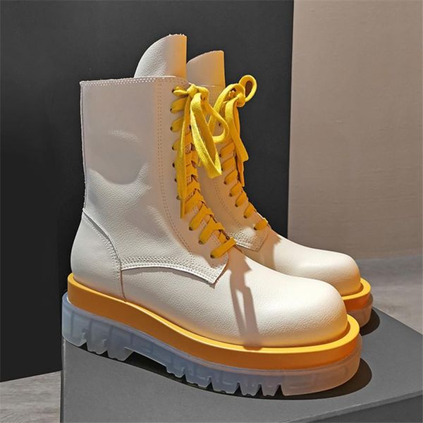 fashion white women ankle boots thick sole platform shoes woman black autumn botas mujer ladies genuine leather lace-up boot
fashion white women ankle boots thick sole platform shoes woman black autumn botas mujer ladies genuine leather lace-up boot