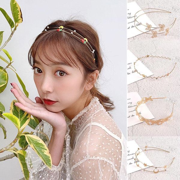 molans new gold alloy crystal headband butterfly double hairband moon star inlaid headhoop woman hair accessories
molans new gold alloy crystal headband butterfly double hairband moon star inlaid headhoop woman hair accessories