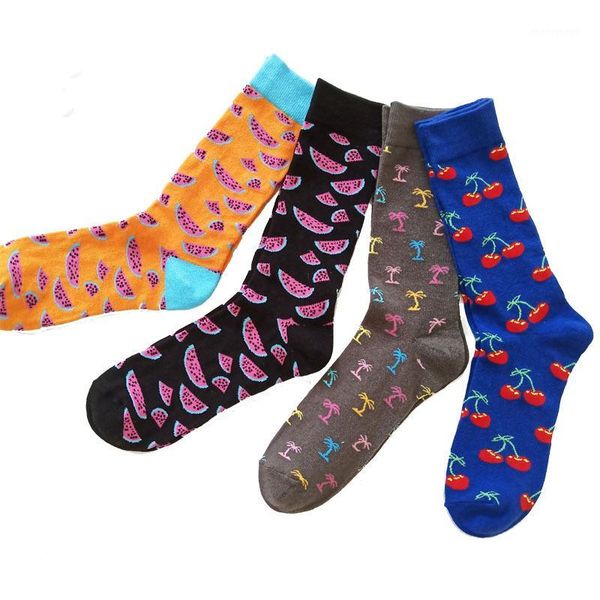 men's socks 5 pairs summer women cartoon fruit cherry watermelon strawberry banana pineapple pattern couple sports cotton men crew sock, Black
men's socks 5 pairs summer women cartoon fruit cherry watermelon strawberry banana pineapple pattern couple sports cotton men crew sock, Black