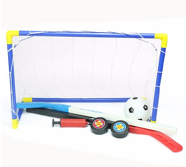 2 in 1 outdoor/indoor kids sports soccer & ice hockey goals with balls and pump practice scrimmage game football toy set outdoor recreation
2 in 1 outdoor/indoor kids sports soccer & ice hockey goals with balls and pump practice scrimmage game football toy set outdoor recreation