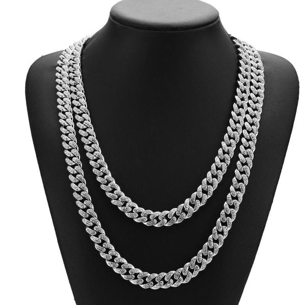 new arrival miami cuban link full cubic zirconia necklace hip hop bling jewelry hipster men women curb clasp gold chain, Silver
new arrival miami cuban link full cubic zirconia necklace hip hop bling jewelry hipster men women curb clasp gold chain, Silver