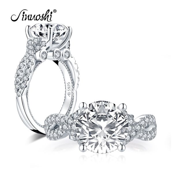 ainuoshi fashion 925 sterling silver 3.5 carat round cut engagement ring simulated diamond wedding silver ring jewelry gifts y200106, Slivery;golden
ainuoshi fashion 925 sterling silver 3.5 carat round cut engagement ring simulated diamond wedding silver ring jewelry gifts y200106, Slivery;golden