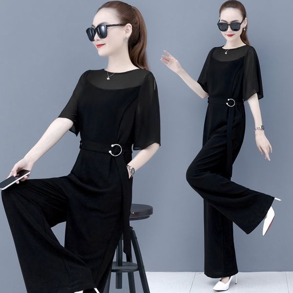 cj4ou chiffon summer wide leg pantsbody pants jumpsuit pantsnew elegant waist slimming high fashion short sleeve lace-up jumpsuit for women, Gray
cj4ou chiffon summer wide leg pantsbody pants jumpsuit pantsnew elegant waist slimming high fashion short sleeve lace-up jumpsuit for women, Gray