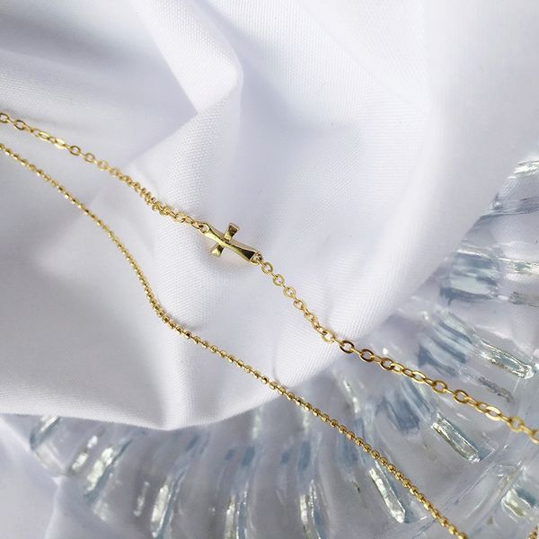 yite s925 pure silver literature and art small fresh k gold small round bead double cross bracelet bracelet for students tfizy, Golden;silver
yite s925 pure silver literature and art small fresh k gold small round bead double cross bracelet bracelet for students tfizy, Golden;silver
