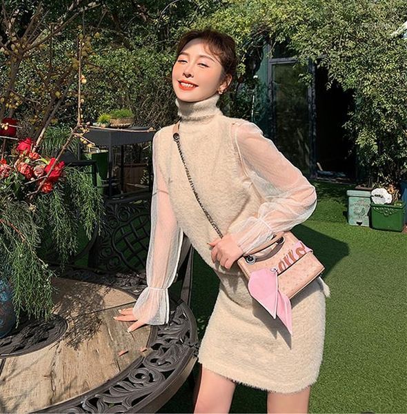 2020 new women 100% real mink cashmere sweater female turtleneck sleeveless vest with skirt set slim sable short skirt jns0031, White
2020 new women 100% real mink cashmere sweater female turtleneck sleeveless vest with skirt set slim sable short skirt jns0031, White