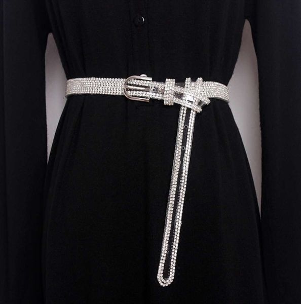 laser women's skirt versatile belt luxury bright diamond waist chain fashion accessories, Black;brown
laser women's skirt versatile belt luxury bright diamond waist chain fashion accessories, Black;brown