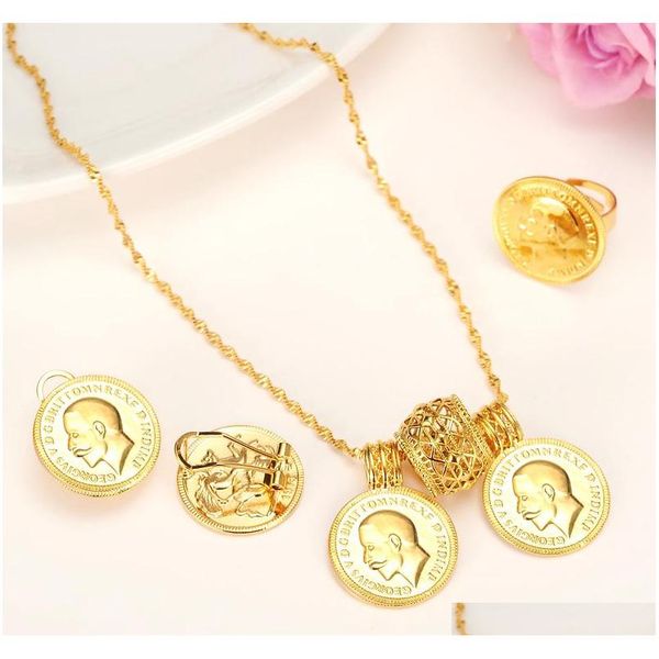 14k real yellow solid gold coin jewelry sets,ethiopian coin set necklace twin pendant earrings ring habesha wedding eritrea africa arab trm, Silver
14k real yellow solid gold coin jewelry sets,ethiopian coin set necklace twin pendant earrings ring habesha wedding eritrea africa arab trm, Silver