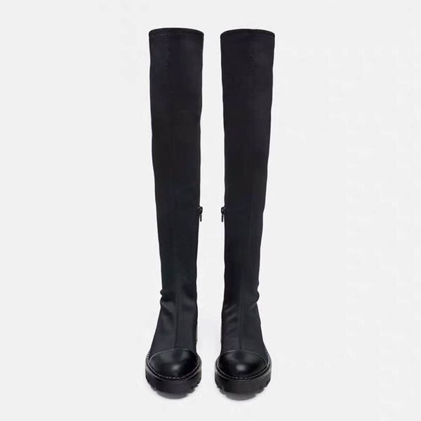 warm fur women slim stretch lycra platform high ladies long winter shoes over the knee boots 200928, Black
warm fur women slim stretch lycra platform high ladies long winter shoes over the knee boots 200928, Black