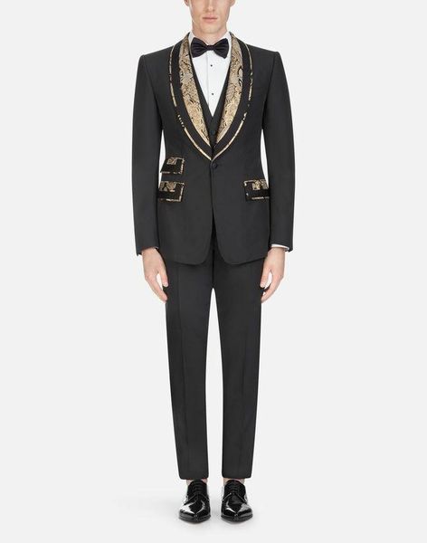 men's suits & blazers tpsaade arrival prom dinner tuxedos for wedding groom jacquard lapel party 3 piece (jacket+trousers+vest+tie), White;black
men's suits & blazers tpsaade arrival prom dinner tuxedos for wedding groom jacquard lapel party 3 piece (jacket+trousers+vest+tie), White;black