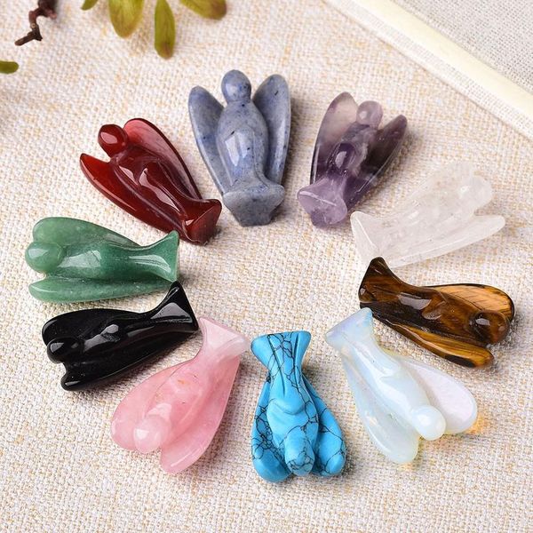 1pc natural crystal guardian angel figurine amethyst rose quartz colorful healing stone gem craft gift home decor o jllhqb, Black
1pc natural crystal guardian angel figurine amethyst rose quartz colorful healing stone gem craft gift home decor o jllhqb, Black