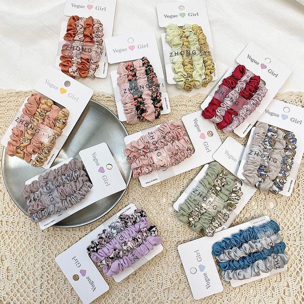 hair accessories 4 pcs/set women girls elegant floral elastic bands ponytail holder scunchies rubber female fashion
hair accessories 4 pcs/set women girls elegant floral elastic bands ponytail holder scunchies rubber female fashion