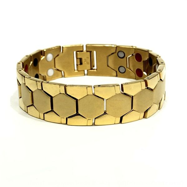stainless spherical electroplating multicolor double row magnet men's titanium health stainless steel spherical electroplating multicol, Golden;silver
stainless spherical electroplating multicolor double row magnet men's titanium health stainless steel spherical electroplating multicol, Golden;silver