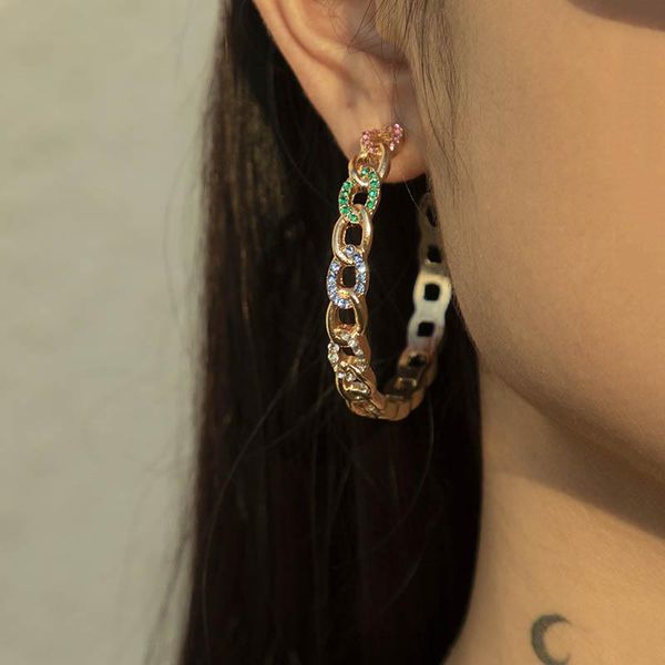 hoop & huggie fashion diamante rhinestone chain geometric drops earrings for women vintage statement round circle party jewelry, Golden;silver
hoop & huggie fashion diamante rhinestone chain geometric drops earrings for women vintage statement round circle party jewelry, Golden;silver