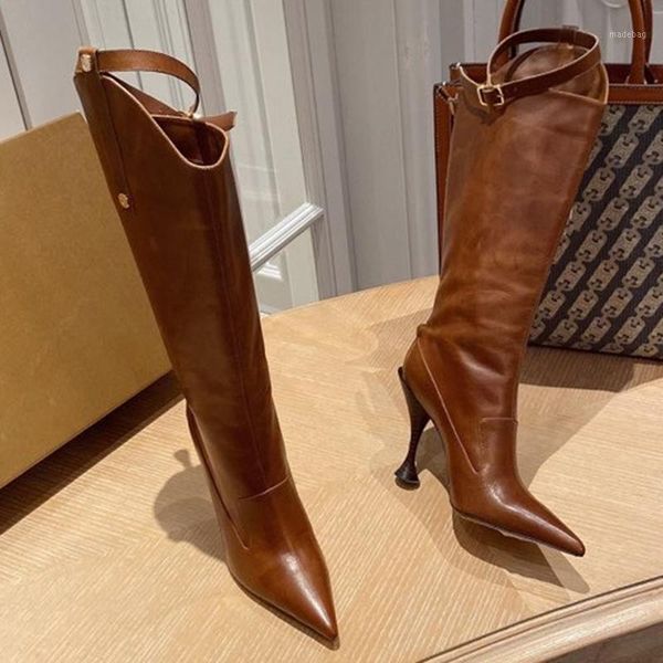 boots vintage retro point toe long autmn brand design thin high heels leather women shoes fashion knee-high zip female boots1, Black
boots vintage retro point toe long autmn brand design thin high heels leather women shoes fashion knee-high zip female boots1, Black