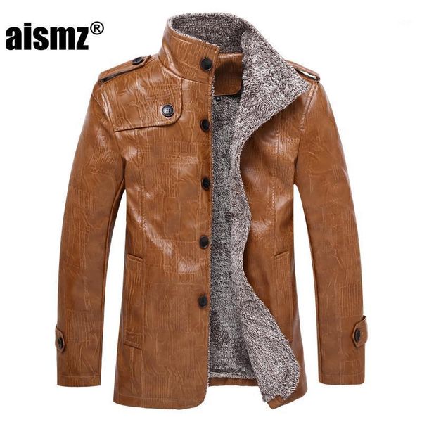 aismz brand fashion mens pu leather jacket plus size business casual male leather motorcycle jackets coats 79981, Black
aismz brand fashion mens pu leather jacket plus size business casual male leather motorcycle jackets coats 79981, Black